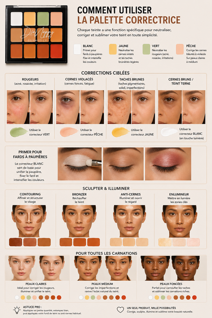 La palette des 12 concealers