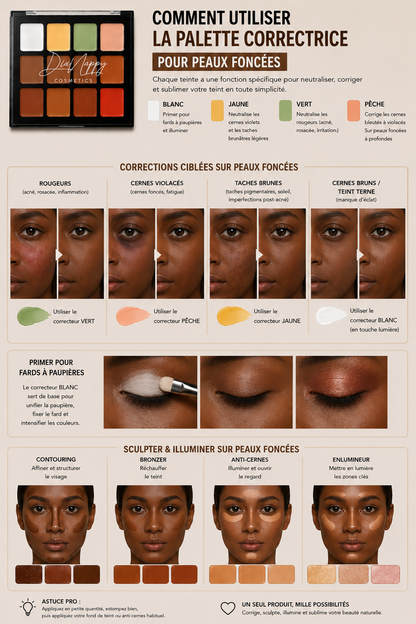 La palette des 12 concealers